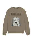 Hairicane of Cozy Chaos – Bearded Collie Oversized Sweatshirt