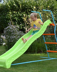 Children's Slide - Wavy - 1.85m - Freestanding - Green