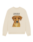 Will Sit for Snacks: The Fox Red Labrador Oversized Sweatshirt