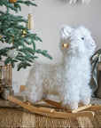 Kinto Rocking Toy Lama in White