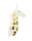 Luxury tonal giraffe head wall decor, handcrafted premium felt animal head, stylish cream and brown safari nursery art, best-selling Fiona Walker design by Ella James at brixbailey.com
