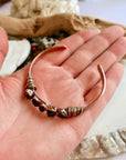 Raw Black Tourmaline Cuff - Protection | Handmade By Blackbird & Sage