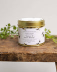 Amber & Sweet Honey Candle in a Matt Gold Tin