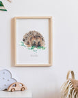 Hedgehog Watercolour Art Print