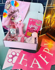 Birthday Girl Dog Hamper - Treats and Toys