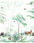 Woodland Animals Children's Mural Wallpaper