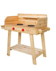 Children’s Outdoor Wooden BBQ Stand