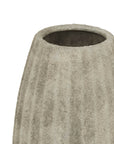 Medium Olpe Vase in Light Grey Ceramic