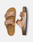 ROSY | Sandal Metallic Rose Gold
