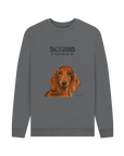 Mischievous Hot Dog Sweatshirt – For the Fearless Doxie Fans!