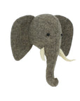 Medium Elephant Head with Trunk Up
