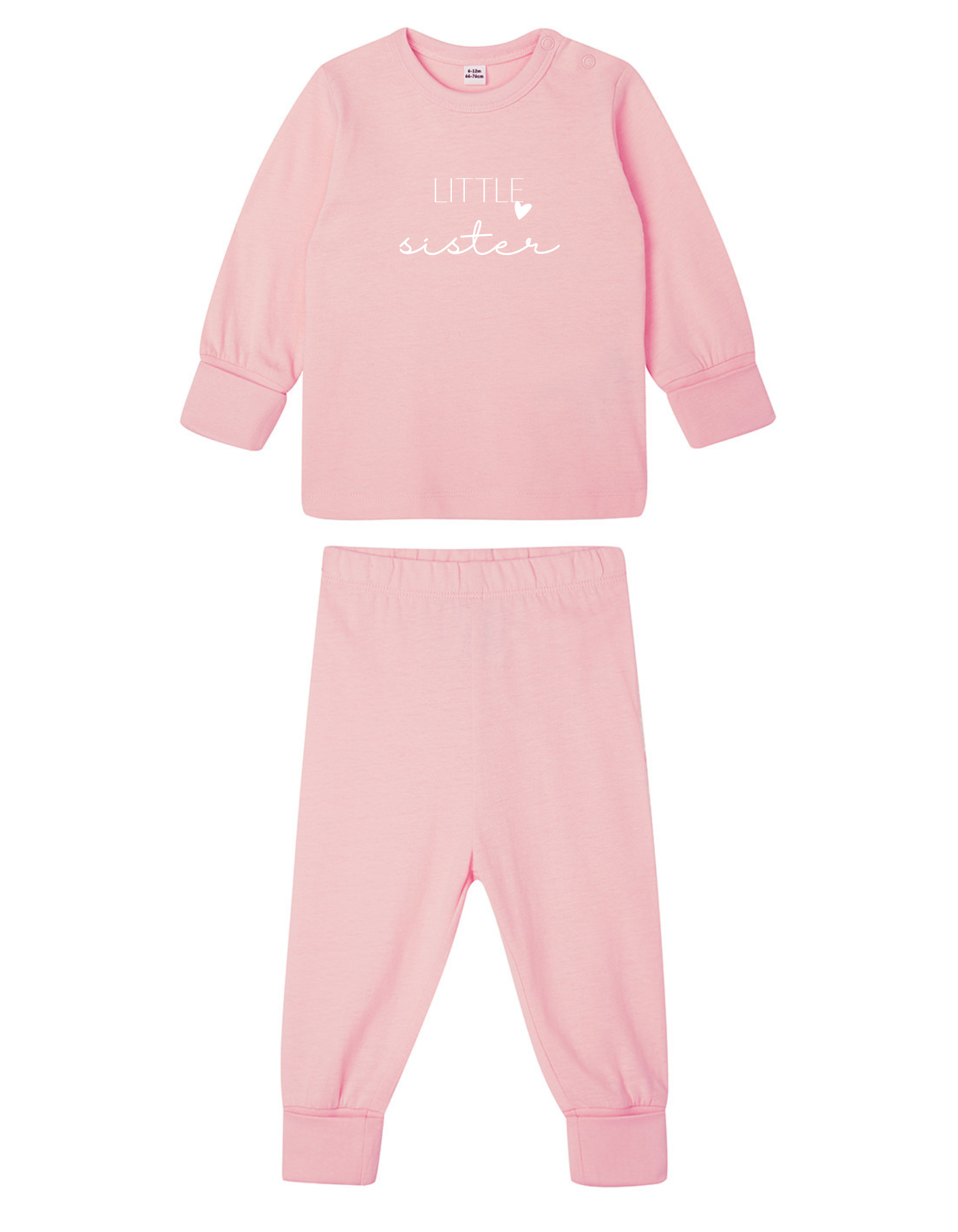 Big Sister Little Sister Matching Outfit - Premium Organic Cotton Pyjamas for Siblings by Flossie & George at brixbailey.com