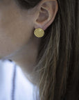 Flower Of Life Stud Earrings M