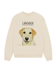 Will Sit for Snacks: The Yellow Labrador Oversized Sweatshirt