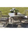 Beige Outdoor Four Seater Dining Set