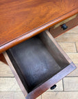 Vintage Mahogany Apothecary Style Five Drawer Console Hall Table Sideboard
