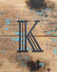 Black 5" or 12" Art Deco Metal Lettering A-Z 0-9