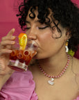 Cigarette Hoop Earrings