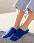 Royal Blue "No-Show" Bamboo Socks