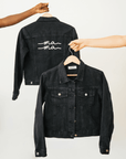 Black Denim Mama Jacket