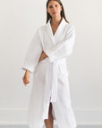 Lattice Weave Cotton Robe