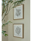 Coral Art Wall Decor | Handcrafted Beaded Frame Display