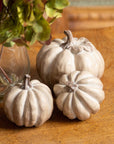 6 Handcrafted Wooden Pumpkins | Rustic Fall Decor Set