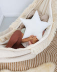 Transform Relaxation with the Cuddle Cloud Hammock - Elegant & Versatile Comfort for Your Home by Sówka at www.brixbailey.com