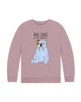 Furry Road Cool: Bulldog Power Kid’s Sweatshirt for Playtime Warriors!