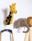 Giraffe Felt Coat Hook