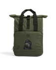 "Pug or Snorty Potato?" Ethical Backpack for Pug Lovers! Black Pug Version