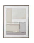 Framed Canvas Wall Art in Modern Neutral Tones