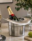 Top Hat Champagne Ice Bucket | Solid Cast Aluminium Wine & Bottle Cooler