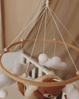 Handmade Sleeping Teddy baby mobile-14