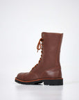 AIPI 2.2 Handcrafted Unisex Leather Boots - Brown