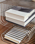 Minimalist Metal Magazine Rack
