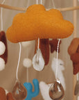 Handmade Lama baby mobile-3