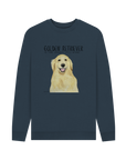 Golden Retriever Vibes: Sustainable Men’s Sweatshirt