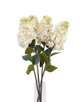 White Spear Hydrangea Faux Flower Stem