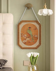 French and Chinese Fusion Wall Art with Gold Frame
