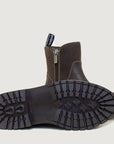Quebec Waterproof Zip Up Ankle Boots - Brown