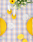 Purple and Yellow Napkins, Set of Two