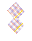Purple and Yellow Napkins, Set of Two