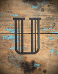 Black 5" or 12" Art Deco Metal Lettering A-Z 0-9
