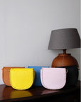 Handmade Recycled Genuine Leather Bag - 15cm Tall, 19cm Wide, Adjustable Strap - Eco-Friendly & Durable by Sook Stainable at brixbailey.com