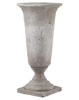 Tall Stone Look Urn Planter for Indoors or Outdoors