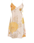 Vela Silk Dress in Flower Constellation