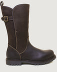 Quebec Waterproof Zip Up Mid Calf Boots - Brown