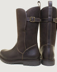 Quebec Waterproof Zip Up Mid Calf Boots - Brown