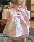 Flora Short Blouse & Bloomer Set